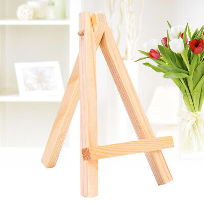  8 Pcs Display Mini Easels Wooden Arts and Crafts for Kids Child Foldable