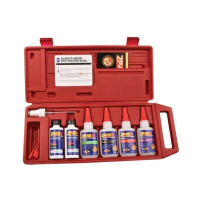 FastCap 2P-10 Super Glue Adhesive Multi-Pack Kit with 2.25 oz Activator/Debonder