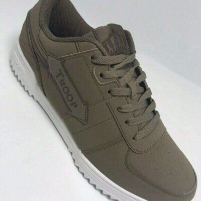 Men's Troop Crown Ripple Walnut | White Low-Top Sneakers NWT