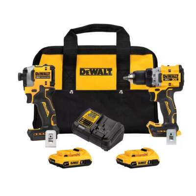 20V MAX XR Cordless Drill/Driver, ATOMIC Impact Driver 2 Tool Combo Kit, (2)