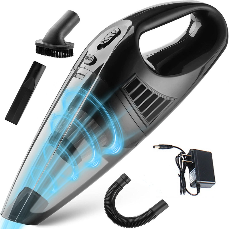 Portable Car Vacuum Cleaner: High Power Cordless Handheld Vacuum - 12V - Best Ca