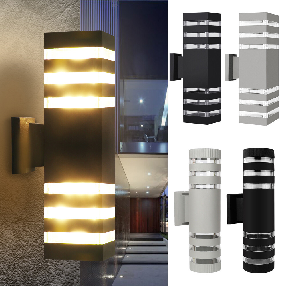 Outdoor Led Wall Light Fixture Modern Exterior Wall Sconce Waterproof Porch Lamp Outdoor Wall Porch Lights Home Garden Worldenergy Ae