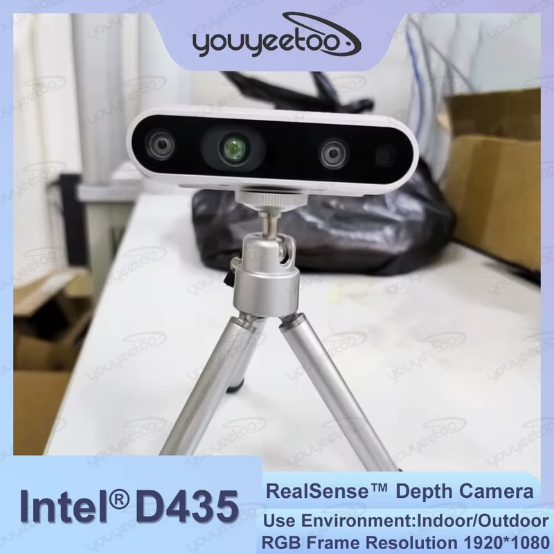 Intel RealSense Depth Camera D435 ROS Binocular 3D Stereo Vision RGB Sensor Glob