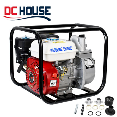 2'' 6.5 HP 4-Stroke Gasoline Semi-Trash Water Pump High-Pressure Irrigation Pump