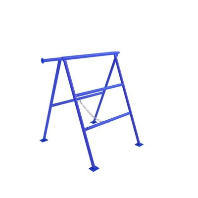Bon Tool Steel Folding Trestle 24'' Scaffold Lightweight Tubular W/ Foot Plates