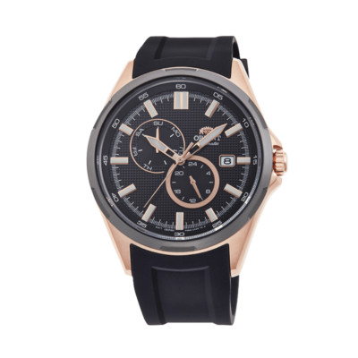 Orient Defender Day Date Sports Automatic Watch Black Dial AK0604B Made in Japan