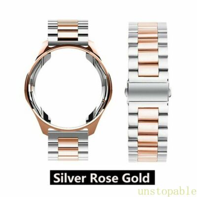 For Samsung Galaxy Watch 46mm (1st Gen) Metal Watch Band + TPU Case SM-R800 R805