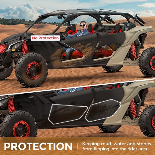 KEMIMOTO Lower Door Panels For Can Am Maverick X3 Max RS DS 2017-2024 715003751