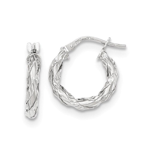 Marrin Costello Hoop Earrings 14K Gold Plated White Topaz  Marrin Costello 14k Gold Plated & White Topaz Hoop Earrings & Bracelet Set main image 0