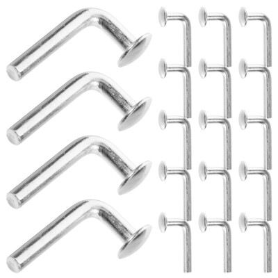  100 Pcs J Bolt Safety Clip Pallet Rack Drop Pin DIY Shelving Project Accessory