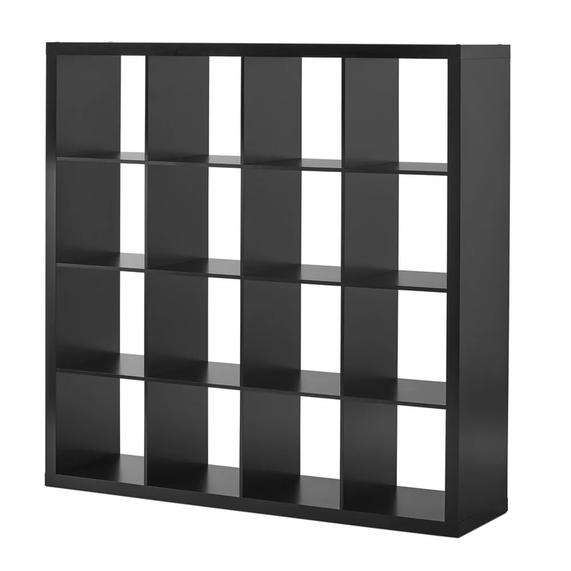 Storage Organizer Shelves 16 Cube Display Case Books Media R
