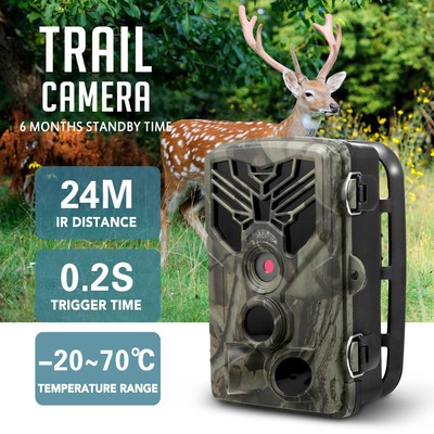 HD 1080p 16MP IR Fotofalle Jagdkamera Wildkamera Überwachungskamera Nachtsicht