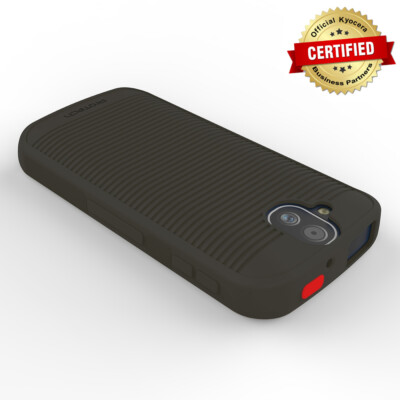 Kyocera DuraForce Pro Case Flex Skin with Red Emergency SOS Identifier Button