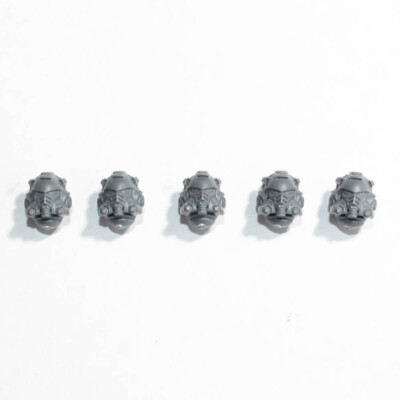 Space Marines Heavy Intercessors Helmets x 5 A [40K Bits]