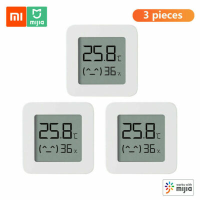 3Pcs Xiaomi Mijia LCD Bluetooth Thermometer Hygrometer 2 Temperature Humidity 2