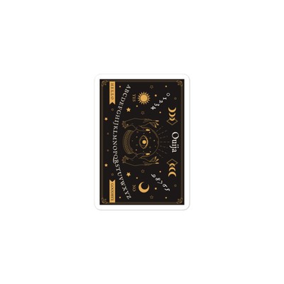 Ouija Board Bubble-free stickers; Astrology, Palm Reading, Horoscope