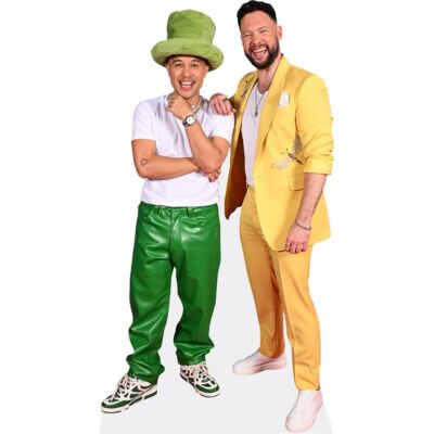 Jax Jones And Calum Scott (Duo 2) Mini Celebrity Cutout