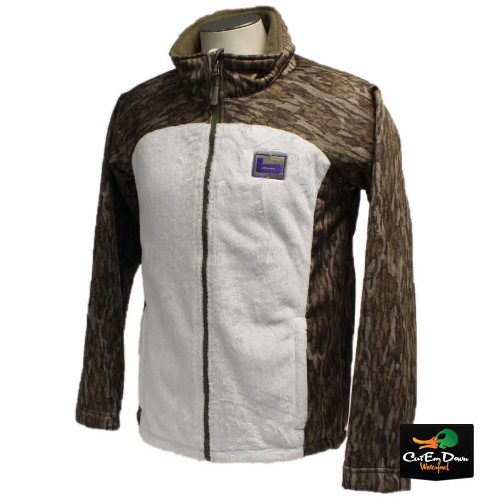 Womens Desoto Full Zip Jacket Bottomland Camo And White