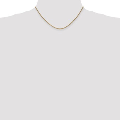 Pre-owned Spiga Real 10kt Yellow Gold 1.7mm  Chain; 16 Inch; Lobster Clasp