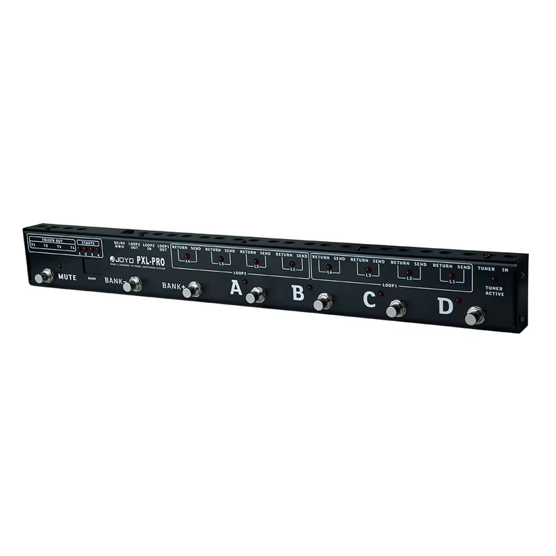 PXL-PRO Foot Pedal Controller 8 LOOP Channels 4 Triggers Guitar Pedal Controller