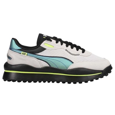 

Puma Style Rider Petrol Spill Lace Up Mens Black, Off White Кроссовки Casual Sho, Puma Style Rider Petrol Spill Lace Up