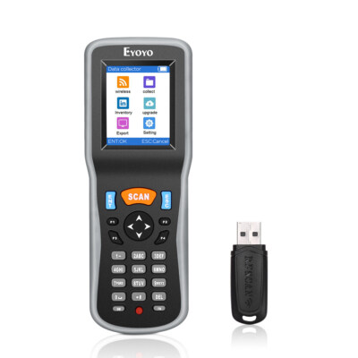 Eyoyo 1D Wireless Barcode Scanner Data Collector Inventory Counter Scanner