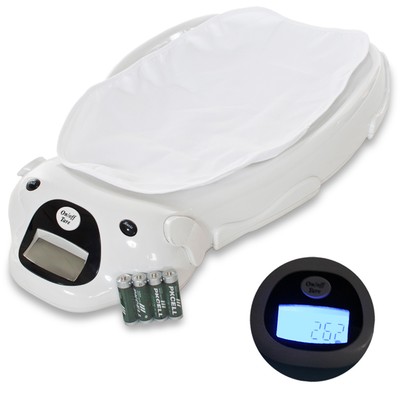 Babywaage mit Musik digitale Kinderwaage Stillwaage mit Batterien und Unterlage