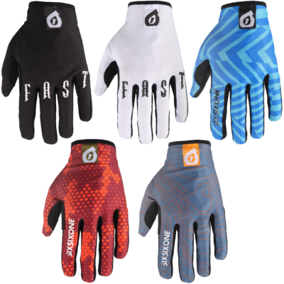 SixSixOne 661 Comp Gloves MTB Mountain Bike Full Finger Protection