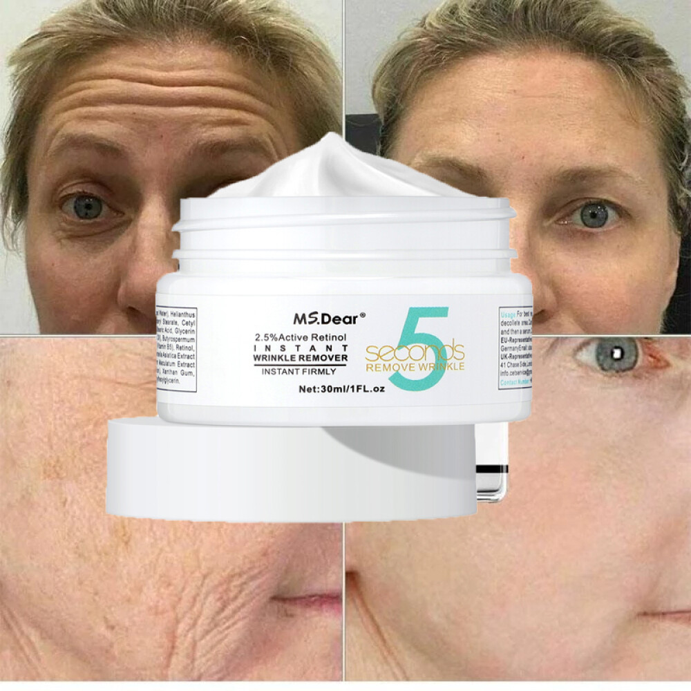 Retinol Face Cream 5 Seconds Wrinkle Remover Collagen Anti-A