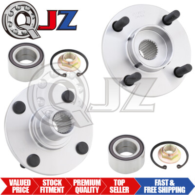 [2-Pack] 518510 FRONT Wheel Bearing and Hub Assembly for 2000-2011 Ford Focus