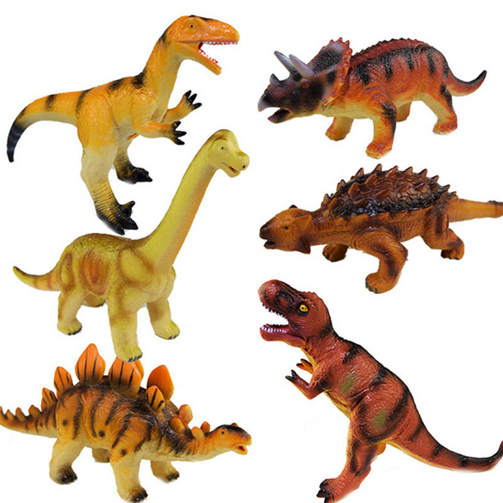 large soft rubber dinosaur