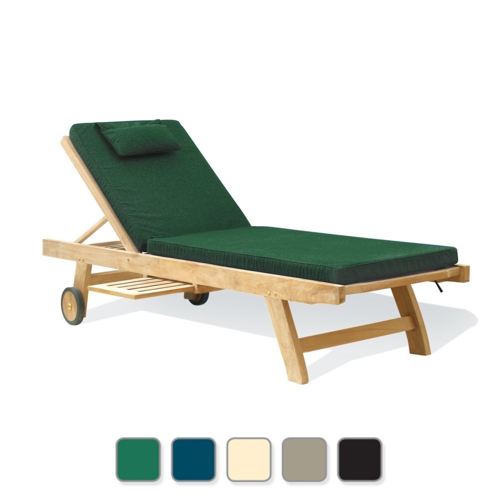 wooden sun lounger cushions