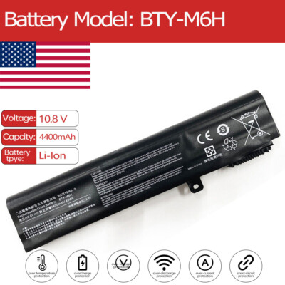 Battery for MSI GV62 7RE-1457CN GP62X LEOPARD GL62 6QF-1446 GE62-6QE16H21