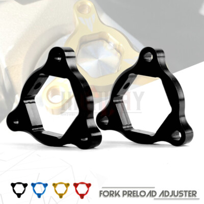 22MM 2PCS Suspension Fork Preload Adjusters For Ducati Hypermotard 1100/S/EVO