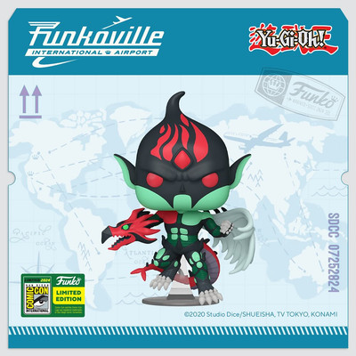 SDCC 2024 FUNKO POP VINYL YUGIOH GX FLAMED WINGMAN SHARED STICKER PRE-SALE