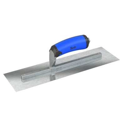 Bon Tool Finish Trowel 16'' x 4'' Stainless Steel Blade Square End w/ Comfort Grip