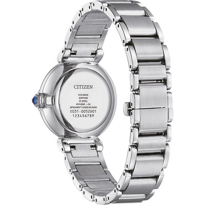 Pre-owned Citizen Silver Womens Analogue Watch L May Bells Em1060-87n