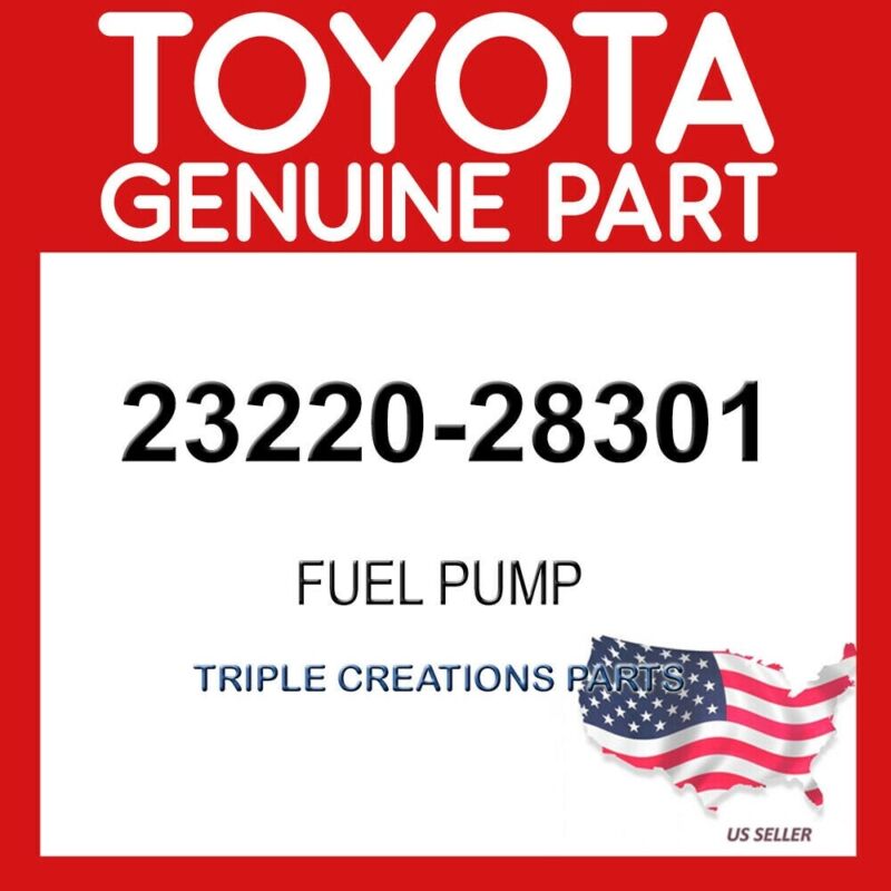 Toyota Genuine 2322028301 Pump, Fuel 23220-28301