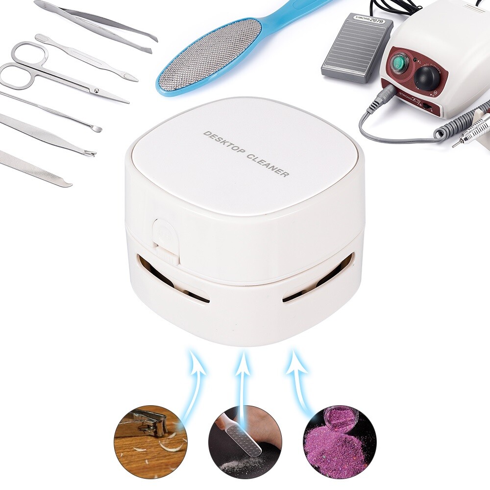 Portable Mini Desk Table Vacuum Cleaner Cute Desktop Dust Sweeper F