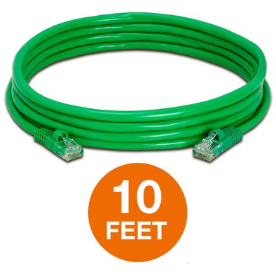 CAT5e Ethernet Cable Lan Modem Network CAT5 RJ45 Internet Green Patch Cord LOT