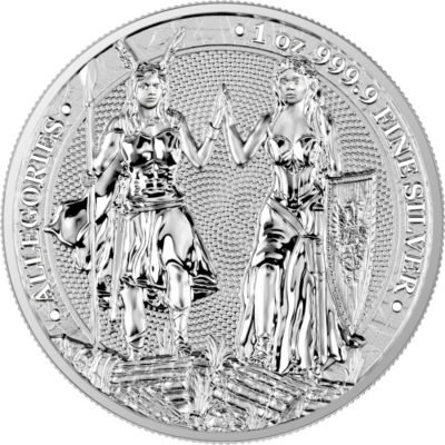 2023 Allegories Galia & Germania 1oz Silver BU Coin
