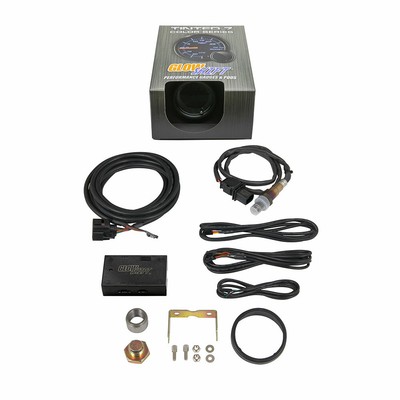 52mm GLOWSHIFT TINTED WIDEBAND AIR FUEL RATIO GAUGE KIT w BOSCH 4.9LSU