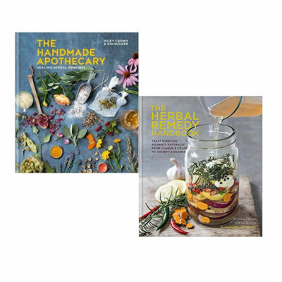 Kim Walker 2 Books Collection Set The Handmade Apothecary & The Herbal Remedy