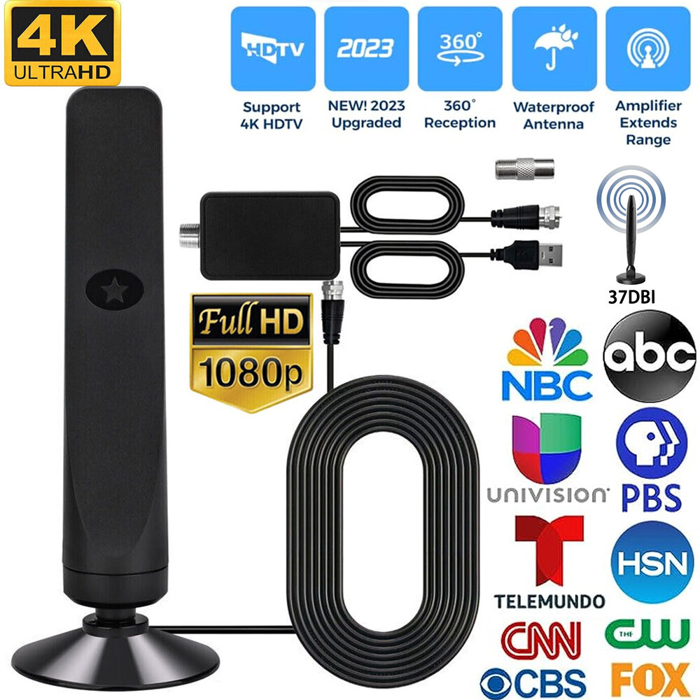 Digital Hd Antenna Indoor Hdtv 1080p 4k Long Range