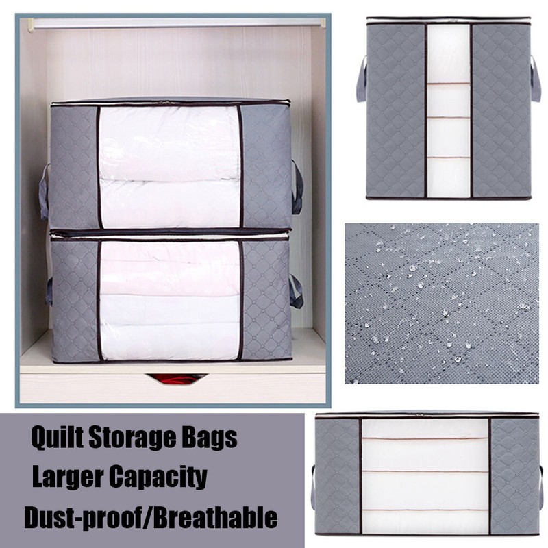 Quilt Clothes Organizer Closet Container Wardrobe Storage Bags