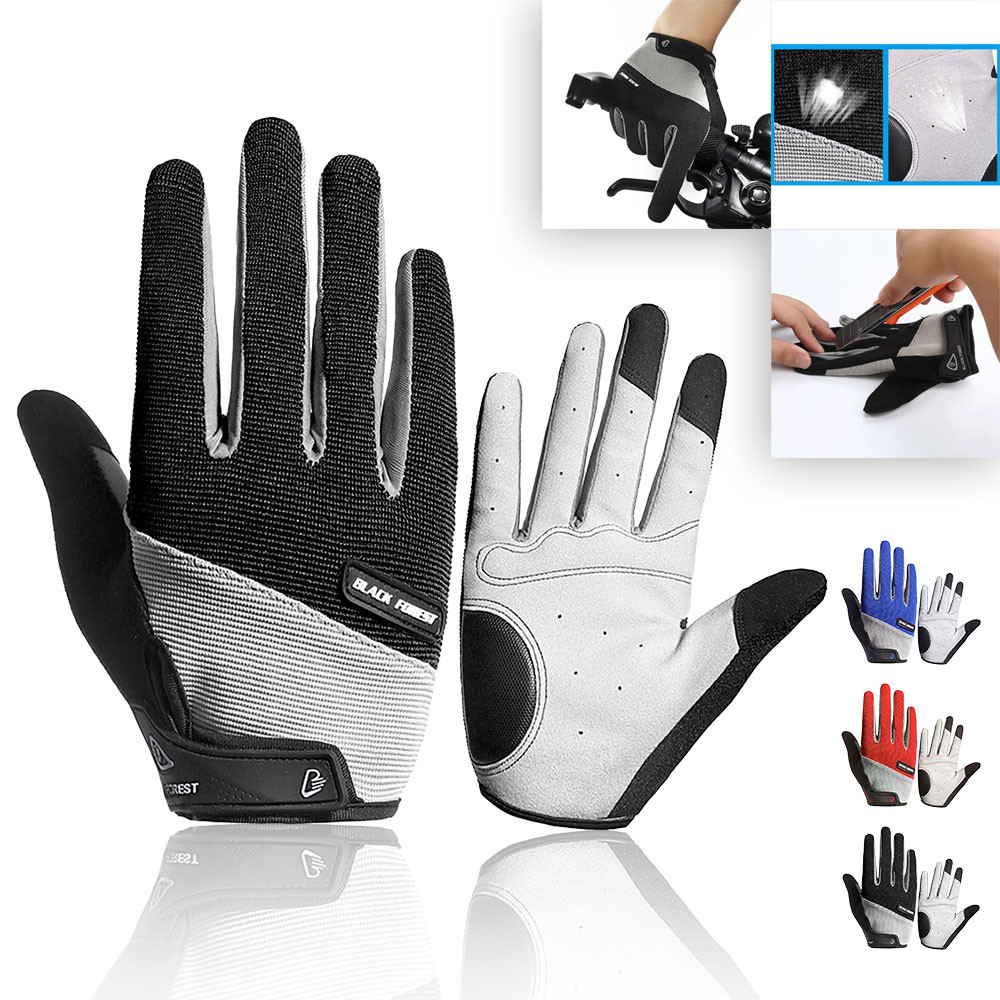 MTB Gloves Motocross Mountain Bike Road Riding Full Finger Cycling Racing Gloves