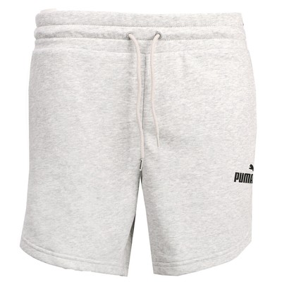 Puma Essentials 5-дюймовые шорты с высокой талией Женские серые повседневные спортивные брюки 676