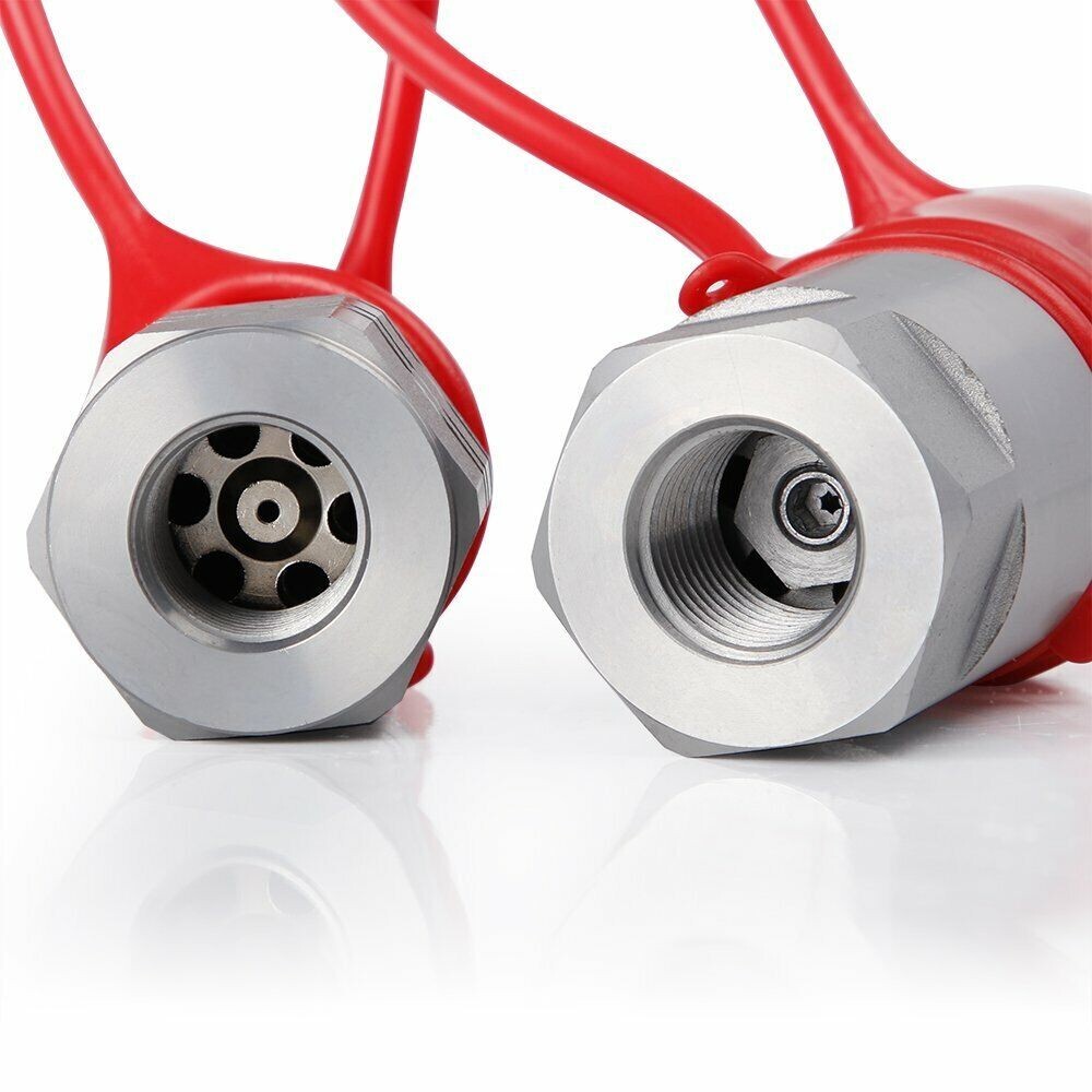 1/2" NPT Thread 1/2 Flat Face Hydraulic Quick Coupler Set Bobcat Skid Steer TL23