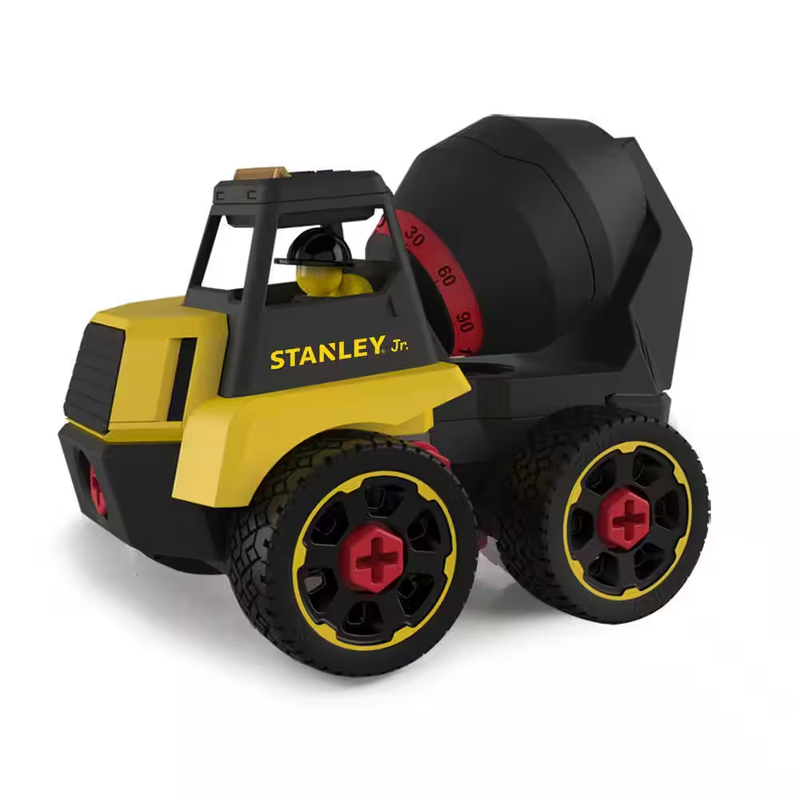 Stanley Jr Cement Truck Toy Take Apart STEM Construction Building Kit 23 Piece