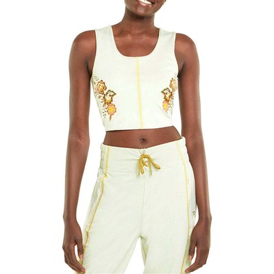 

Puma Frida Kahlo X Crop Sports Bra Womens Off White Casual 521719-33